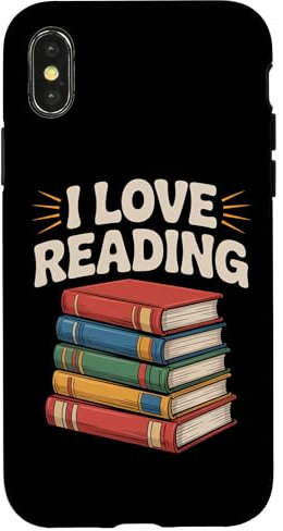 Amo leggere gli appassionati di libri Custodia per iPhone X/XS