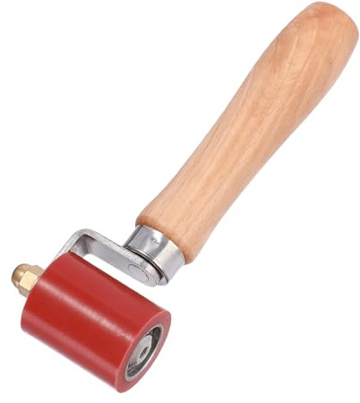 IGNPION 40mm Silicone Seam Roller Edge Banding Roller Tool, Welding Handheld Roller for PVC/TPO/EPDM Ply Roofing Tape, Sound Deadening, Banner, Wallpape