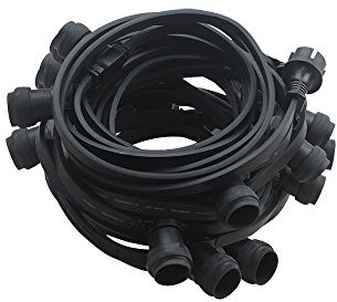 LEDmaxx Illu-31 A, Illu Lichterkette Komplettset 30 m , 2000 W,22 x 44 x 29 cm , Schwarz