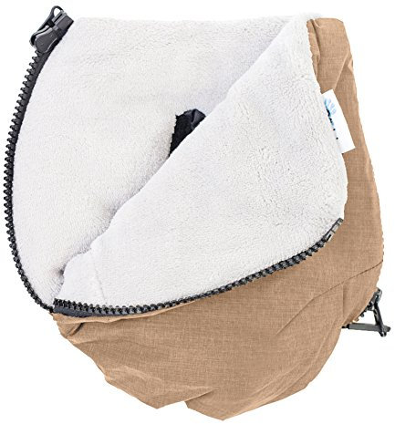Altabebe AL2801P-43 Handmuff-Handschuhe Alpin Kollektion für Kinderwagen, braun