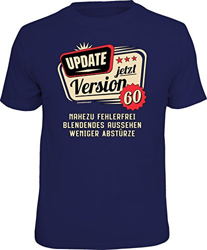 RAHMENLOS Original T-Shirt zum 60. Geburtstag: Update, jetzt Version 60