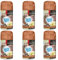 Fresh & More Lufterfrischer Nachfüller 6er Pack Kakao & Vanille 250ml - Duft Nachfüller kompatibel mit Air Wick Freshmatic, Glade Brise - Duftspray für Geruchsneutralisierung & Frische