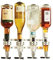 Bottle Stand Bar, 4 Bottle Rotary Wall Mount Drinks Optics Dispenser Wine 25ml Spirits Bar Butler (4 Heads)