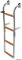 Osculati Badeleiter AISI316/Iroko 4 Stufen