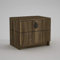 moebel17 4135 Lost Kommode Sideboard Wohnzimmerschrank Schrank für Flur, Holzoptik, Walnuss, großes Aufbewahrungsfach, mit Tür, 49 x 41 x 35 cm