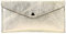 modamoda de - P03 - Portefeuille femme italienne, cuir véritable, long, Couleur:or clair