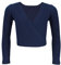 Aquarti Mädchen Ballett Bolero Wickeljacke Langarm, Farbe: Dunkelblau, Größe: 128