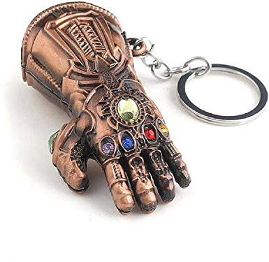 VNFLY Infinity Gauntlet Schlüsselanhänger Flaschenöffner Thanos Handschuh Schlüsselanhänger Flaschenöffner Thanos Bierflaschenöffner Schlüsselanhänger (Rotes Kupfer)