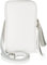 styleBREAKER Sac à bandoulière en cuir pour téléphone portable avec surface grainée, fermeture éclair, mini sac en cuir véritable 02012374, couleur:Blanc