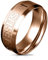 BlackAmazement 316L Edelstahl Ring Jesus und Kreuz Stufenkante Comfort Fit silber rose gold schwarz Herren Damen (Rosegold, 57 (18.1))