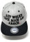 Outfitfabrik Snapback Cap Auf Wolke leck Mich am Arsch in grau mit schwarzem Schirm und 3D-Stick in schwarz (Statement, Spruch), One Size, verstellbar
