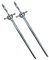 2 Pcs Metal Sword Hair Sticks Vintage Hair Chopsticks Simple and Elegant Hair Pins Sticks for Women and Girls Daily Wear