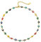 Supcare Evil Eye Halskette Damen Mehrfarbige Eye Evil Kette Charm Bösen Blick Nazar Boncuk Choker Goldkette Necklace Mode Lucky Amulett Schutz Glücksschmuck für Mama Freundin