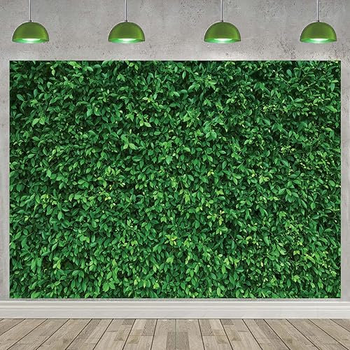 3x2.4m Foto Hintergrund Grüne Blätter Natur Grünes Gras Wand Fotografie Hintergrund Neugeborenes Baby Shower Hochzeit Geburtstag Party Dekorationen Banner Fotowand Fotobox Fotostudio Requisiten