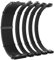 Xiatiaosann ATX PSU Cable Extension Kit with Cable Combs, PC Sleeved Cable for ATX Power Supply, 1x8Pin(4+4) EPS/2x8Pin(6P+2P)/1x24Pin (Black)