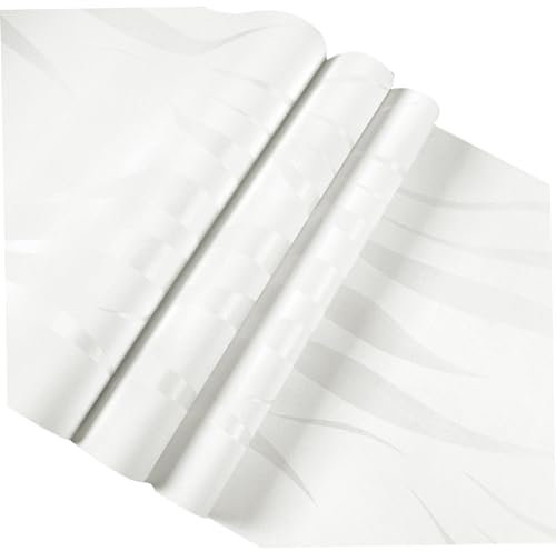 Wedhapy Papiers Peints En Relief Papier Peint Intissé à Rayures 3D Papier Peint Moderne Insonorisant Et Respirant Gris Cassé Papier Peint à Paillettes Blanc Cassé Pour Salon Chambre à Coucher