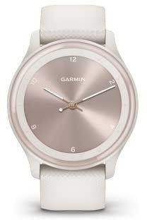 Garmin vívomove Sport - Smartwatch híbrido con funciones de seguimiento de la salud y bienestar, Blanco (Reacondicionado)