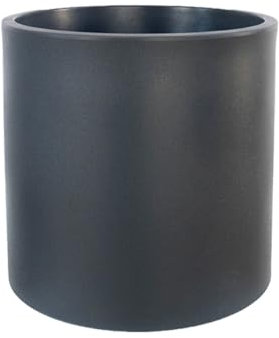 newgarden - Macetero Redondo Hortensia Decorativo para Interior y Exterior. Muy Resistente a los Rayos UV. Maceta Grande para Flores y Plantas Hecho Polietileno en España (80 cm, Antracita)