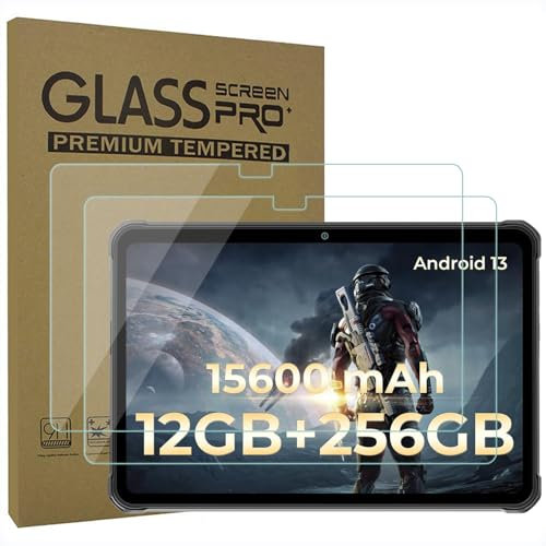 AKNICI 2-Stück PanzerglasFolie Schutzfolie für HOTWAV R7 Outdoor Tablet 10.1 Zoll, Gehärtetem Glas Panzerglasfolie Displayschutz für HOTWAV R7, 9H Härte/Anti-Kratzer