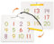 Magnetic Number Tracing Board, 24 x 20 cm Zahlen-Übungstafel mit Stift Doppelseitig Lernspielzeug Montessori-Werkzeug für Jungen Mädchen