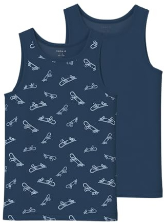 Name IT Jungen Nkmtank Top 2p Titan Skater Noos Nkmtank Top 2P Titan Skater Noos (1er Pack)