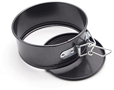 FELTECHELECTR Carbon Steel Baking Pan Round Cake Mold Non Stick Latch Lock Baking Tray DIY Tins for Home