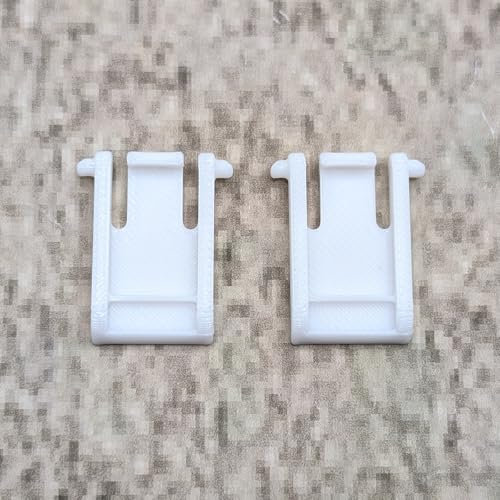ULEIVA Ersatz Tastaturfüsse Weiss 1 Paar (2 Stck) kompatibel mit Logitech K120 Tastatur Ersatzteil Tastaturständer Keybord Füsse (Weiss)