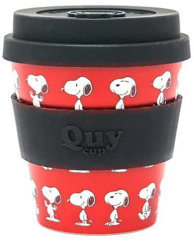 QUY CUP, THERMOS TAZZA 'TRAVEL MUG' SNOOPY RED 230ML, TEMPO LIBERO