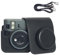 Hesupy Carrying Case for Instax Mini 41, Retro Camera Bag Storage Protective Cover with Shoulder Strap, PU Leather Case Portable Travel Organizer for Wide EVO Instant Camera (Black)