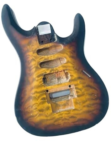 Leistungsart Gitarrenkorpus Ahorn E Gitarren Bausatz SSH Pickup Standardgröße