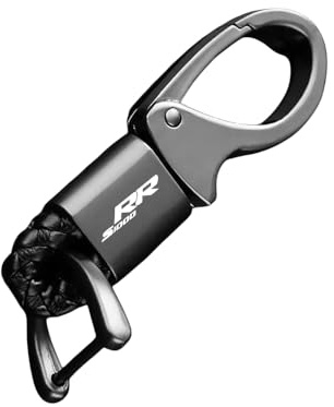 Motorrad Metall Schlüsselanhänger Für BMW S1000RR S 1000RR S1000 RR Schlüsselanhänger Personalisierte Motorradzubehör,Black-A