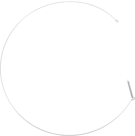 Anello di Fissaggio per Lavatrice Porta Oblò, Filo in Acciaio 31cm | Argento, Installazione Semplice, per Porta Oblò e Tenuta della Guarnizione, Compatibile Vari Modelli