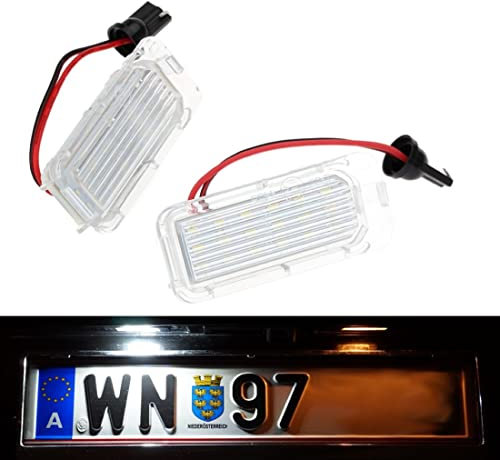 LED Kennzeichenbeleuchtung kompatibel/Ersatzteil für Ford Fiesta Focus 3 C-MAX S-MAX Mondeo 4 Galaxy KUGA