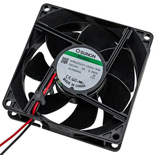 Fan 24V DC 0,96W 80x80x25mm 56,1m³/h 2600U/Min 56,1m³/h Sunon MF80252V31000UA99