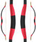 DRAKE Reiterbogen - 130cm / 25 lbs (Schwarz Rot)
