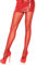LEG AVENUE Damen Lurex Sheer Strumpfhose, Rot, Einheitsgröße EU