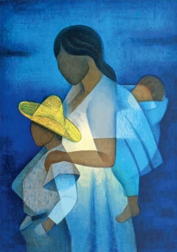 Bluebird Puzzle - Louis Toffoli, La Mère et Les Enfants, 1973, Puzzle 1000 Pièces - Reproduction du Célèbre Tableau - Puzzle Adulte - Fabriqué en Europe