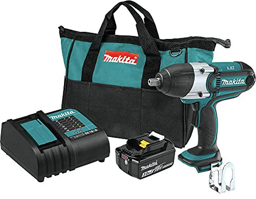 Makita XWT04S1 18V LXT® Lithium-Ion Cordless 1/2 Sq. Impact Wrench Kit (3.0Ah)