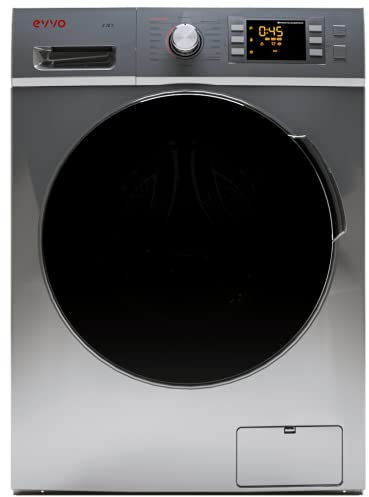 Lavadora EVVO W3.12DX, Clase B, 12 kg, 1400 RPM, Inox