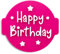 Happy Birthday Stamp Embosser 6cm for Icing, Fondant, Cupcake, Cake, Baking, Decoration, Made in UK 1066 Factory (Pattern 1)