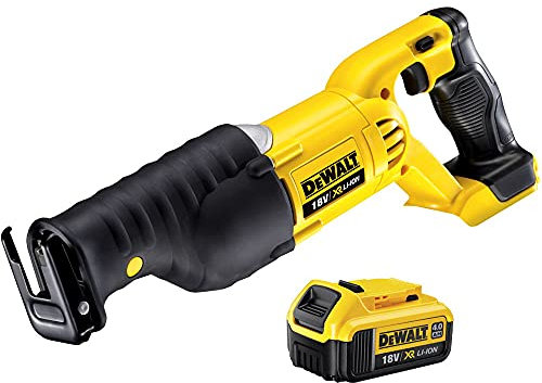 DeWalt DCS380N 18V XR Reciprocating Saw with 1 x 4.0Ah Battery
