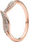 PANDORA ROSÉ Ring funkelnde Blätter rosévergoldet, Zirkonia 189533C01 58