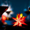 Novaliv Weihnachtsstern LED Dekostern Klein 12cm ROT mit FERNBEDIENUNG und Batteriefach für 3 AA Batterien 6h Timer für Innen & Aussen 3D Stern 18 Zackig Leuchtstern LED Weihnachtsstern beleuchtet