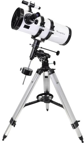Skyoptikst 1400x 150mm Reflektor Newtionan Astronomisches Teleskop High Power Äquatorial Mount Stern Planet Mond Saturn Jupiter