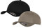 2er Flexfit Unisex Wooly Combed Cap Baseball Caps graue Unterseite S M L XL XXL Basecap Mütze, XS/S, 1x Black-Black + 1x Grau + 1x HL-Kauf Notizblock