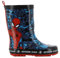 Leomil MARVEL SPIDERMAN Stivali di gomma per ragazzi dai 2 agli 8 anni, scarpe da pioggia calde sfoderate per bambini, stivali da pioggia impermeabili con Avenger Spider Man, supereroi per giornate