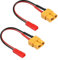 QIANRENON XT60 Buchse auf JST Stecker Lithium Akku Aufladen Anschluss Konverter 22AWG JST Stecker auf XT60 Buchse RC Modell ESC Adapter Kabel, für RC Auto Spielzeug Quadcopter, 10cm/3.9in, 2Pcs