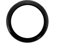 WOHOOD Auto Dekorieren Auto Hinten Emblem Ring Zierleiste Logo Rahmenabdeckung Für BMW 1er F20/F21 2011-2019 3D Außen Kofferraum Emblem Aufkleber (Color : Schwarz)