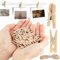 MXTIMWAN Mini Pince a Linge Bois Petites, 200 Pcs Naturel Epingle a Linge, Mini Epingles en Bois Multi Usage, Mini Pinces Déco, pour Mariage, Photo Décorer, Travaux Manuels