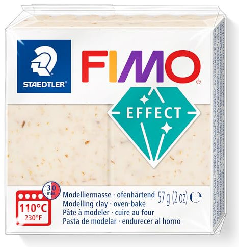 STAEDTLER FIMO effect 8010 Botanical Ofenhärtende Modelliermasse, Einzelprodukt botanical sonnenblume, 8010-170